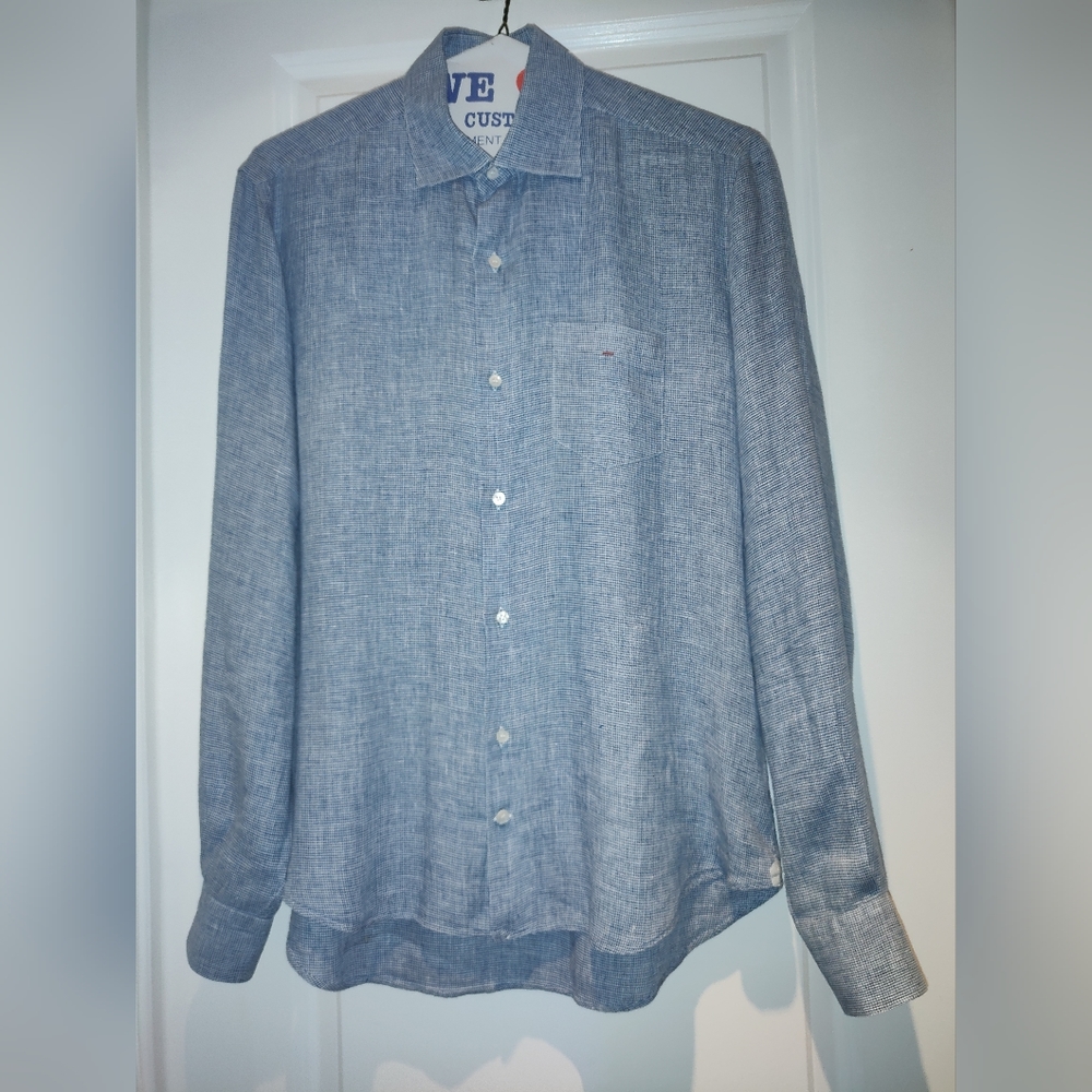 Houndstooth Loro Piana Linen Jersey